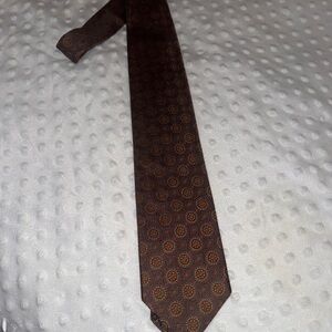 Elegant Brown Patterned Tie